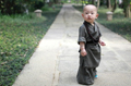 Забавный маленький «буддийский монах»