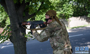 Ожесточенные бои между украинскими правительственными войска и ополченцами в Донецке