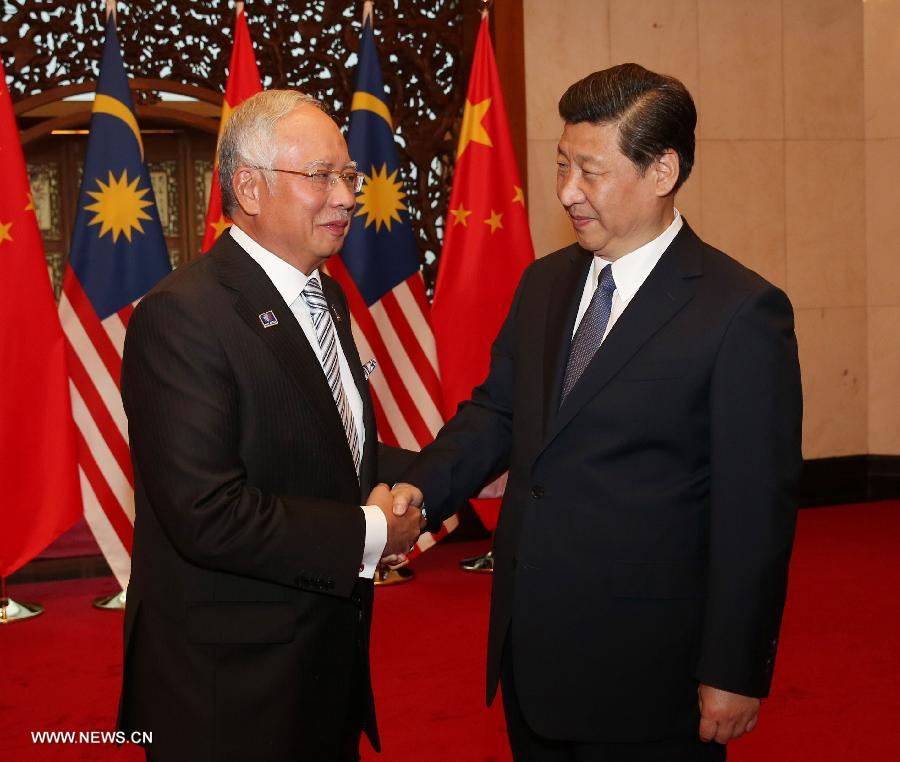 Си Цзиньпин встретился с премьер-министром Малайзии Наджибом Разаком