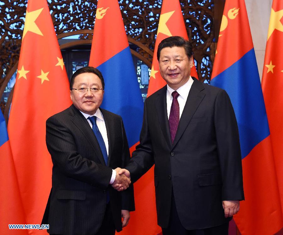 Си Цзиньпин встретился с президентом Монголии