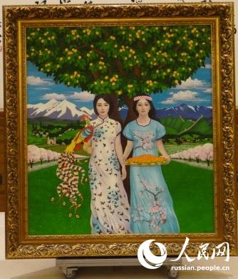 Картина "Сад дружбы" Фаридуна Зода вошла в коллекцию Национального музея Китая