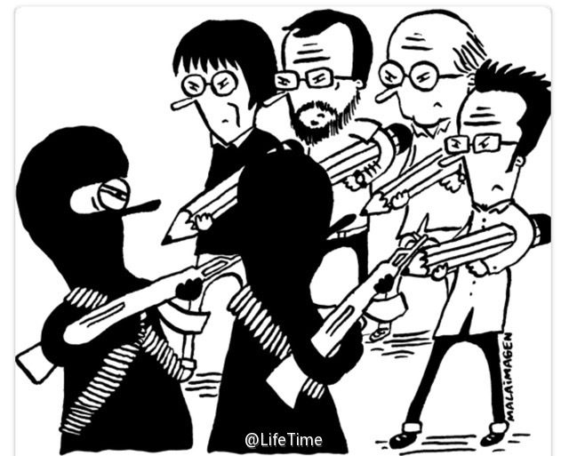 Карикатуристы по всему миру создают рисунки в поддержку журнала «Шарли Эбдо»