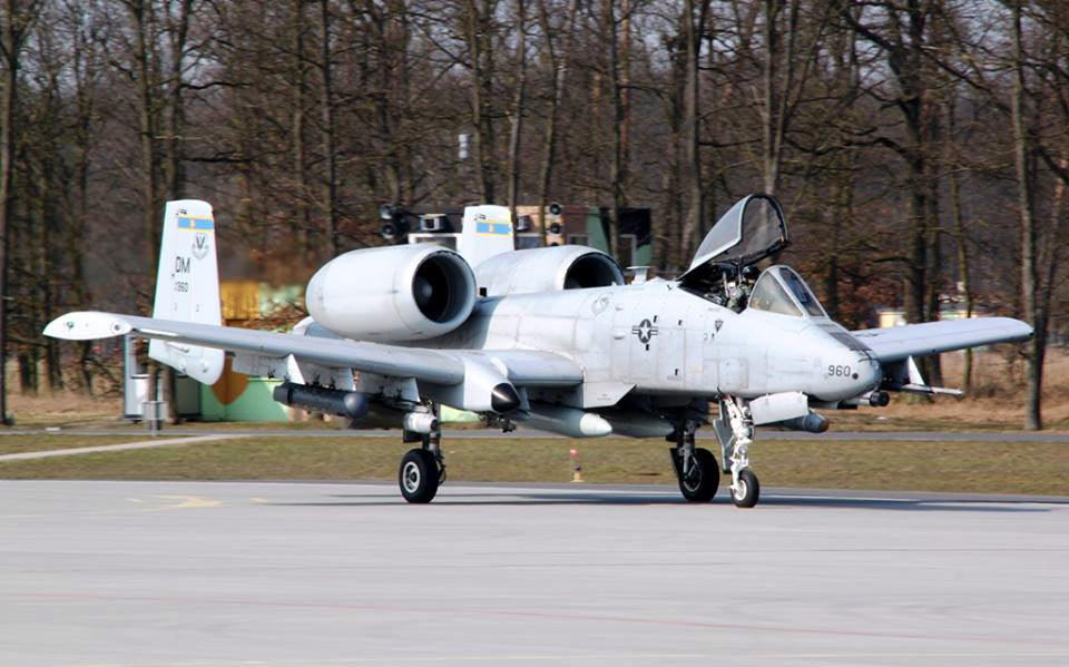  Польшу прибыли американские штурмовики A-10