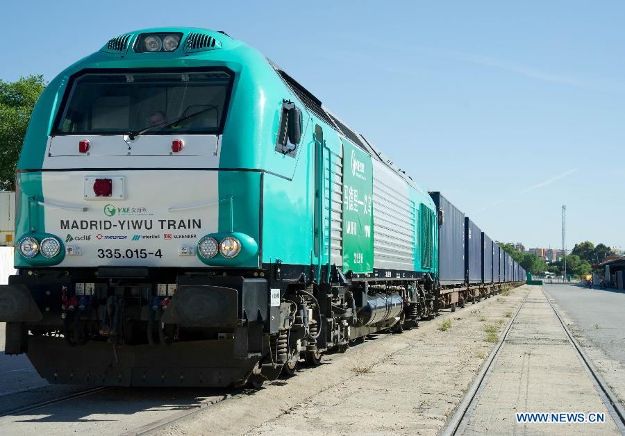  Из Мадрида в Китай выехал железнодорожный состав "Иу-Синьцзян-Европа"