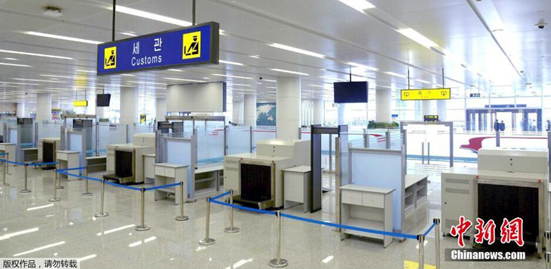Новый терминал международного аэропорта в Пхеньяне