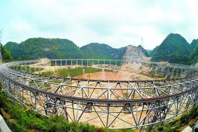 Панели для крупнейшего в мире радиотелескопа введены в эксплуатацию в Китае