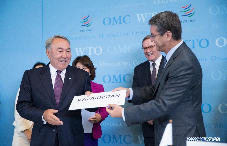 В Женеве подписан договор о вступлении Казахстана в ВТО