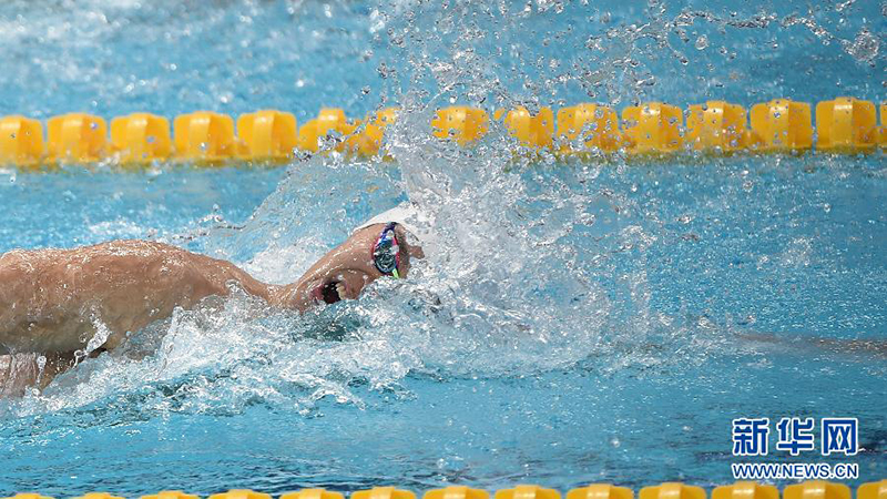 Сунь Ян третий раз выигрывает 400-метровку вольным стилем на Чемпионате мира по водным видам спорта в Казани