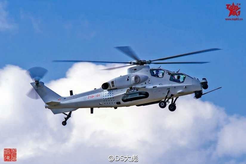В китайском Интернете появилась фотография модификации ударного вертолета WZ-10