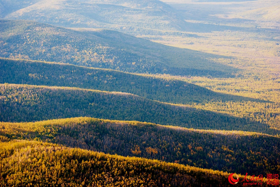 Осенний пейзаж в Дасинаньлине