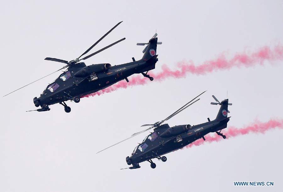На Тяньцзиньской международной вертолетной выставке представлена модель вертолета, совместно разработанного КНР и РФ