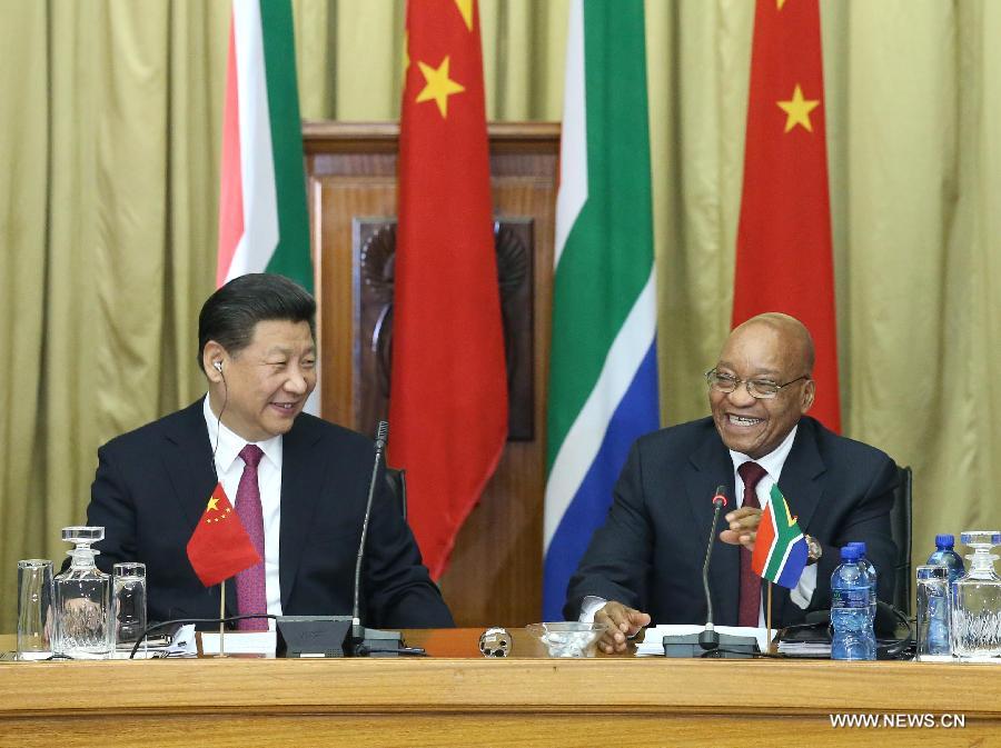 Си Цзиньпин провел переговоры с президентом ЮАР Дж. Зумой