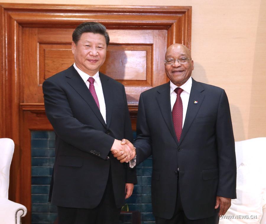 Си Цзиньпин провел переговоры с президентом ЮАР Дж. Зумой