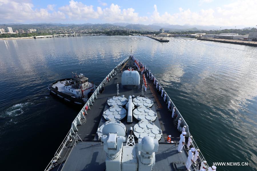 Корабли ВМС Китая прибыли на Гавайи с визитом в США