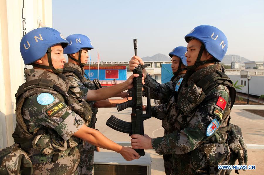 В Южном Судане проведена первая ротация миротворческих пехотных батальонов Китая