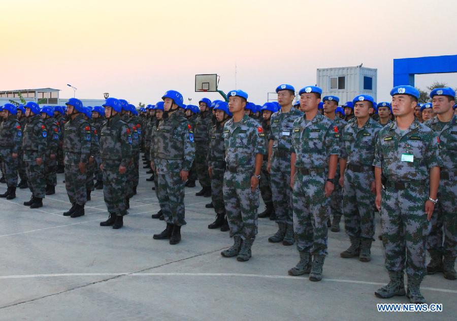 В Южном Судане проведена первая ротация миротворческих пехотных батальонов Китая