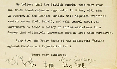 Письмо британскому политику от Мао Цзэдуна ушло с молотка за $ 908 тыс