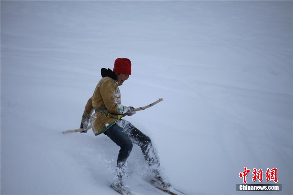 Зимний пейзаж на севере Синьцзяна