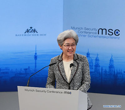 Фу Ин рассказала о проблеме миропорядка на Мюнхенской конференции по безопасности