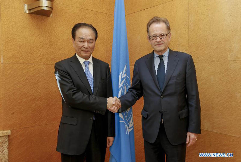 Гендиректор Синьхуа Цай Минчжао выразил намерение всеми силами продвигать сотрудничество с ООН
