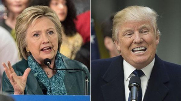 Опрос: Дональд Трамп и Хиллари Клинтон станут основными кандидатами в президенты США от своих партий