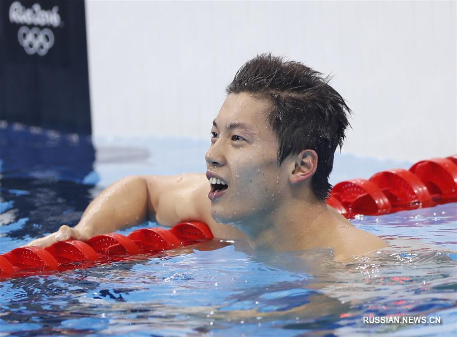 Китайский пловец Ван Шунь завоевал бронзовую медаль на дистанции 200 м комплексным плаванием на Олимпиаде