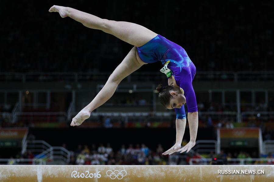 Российская гимнастка А. Мустафина завоевала бронзу на Олимпиаде в Рио
