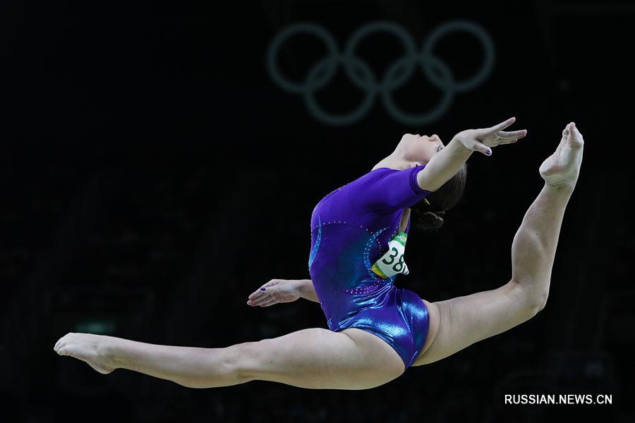 Российская гимнастка А. Мустафина завоевала бронзу на Олимпиаде в Рио
