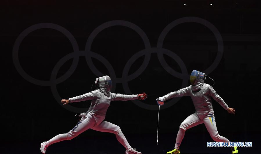 Женская сборная России по фехтованию на саблях завоевала золото Олимпиады в Рио