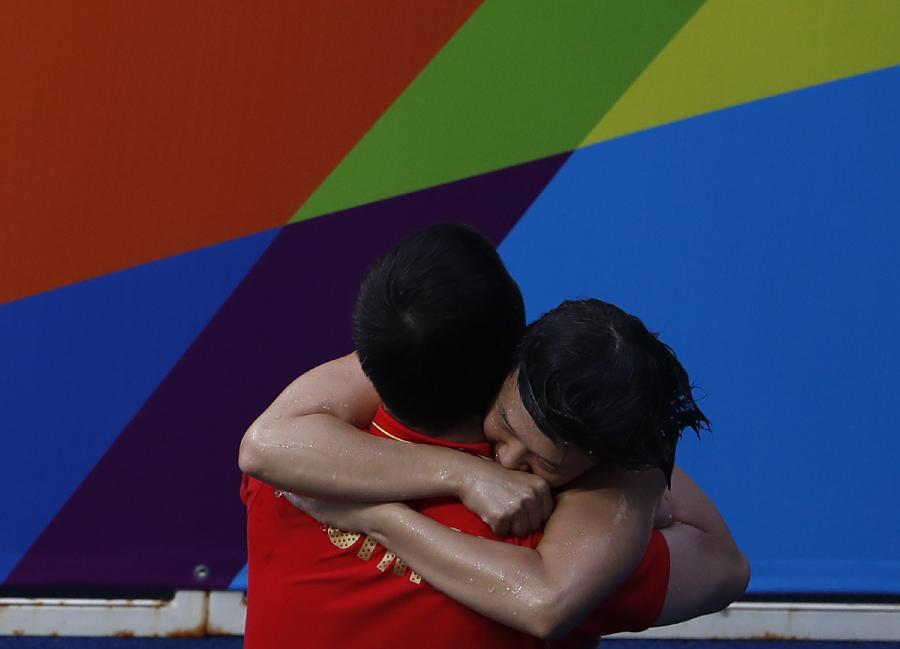 Китаянка Ши Тинмао завоевала золотую медаль в прыжках в воду с 3-метрового трамплина на Олимпийских играх в Рио-де-Жанейро
