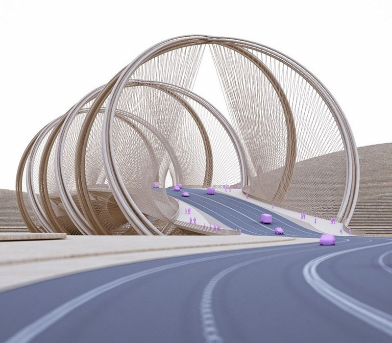 Уникальный мост спроектирован для Зимней Олимпиады в Пекине