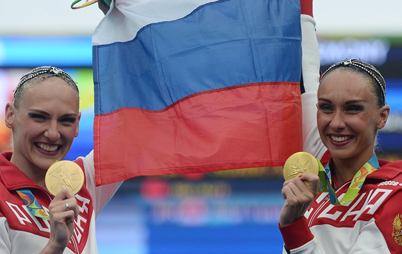 Российские синхронистки Ищенко и Ромашина завоевали олимпийское золото