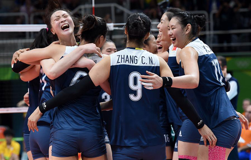 Китайская волейбольная сборная победила сборную Нидерландов и вышла в финал ОИ