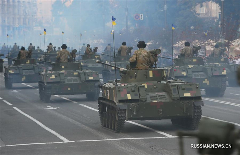 В Киеве прошла репетиция парада ко Дню независимости