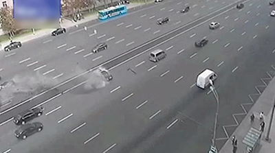 Камеры засняли как на служебном БМВ в ДТП погиб водитель управделами Путина