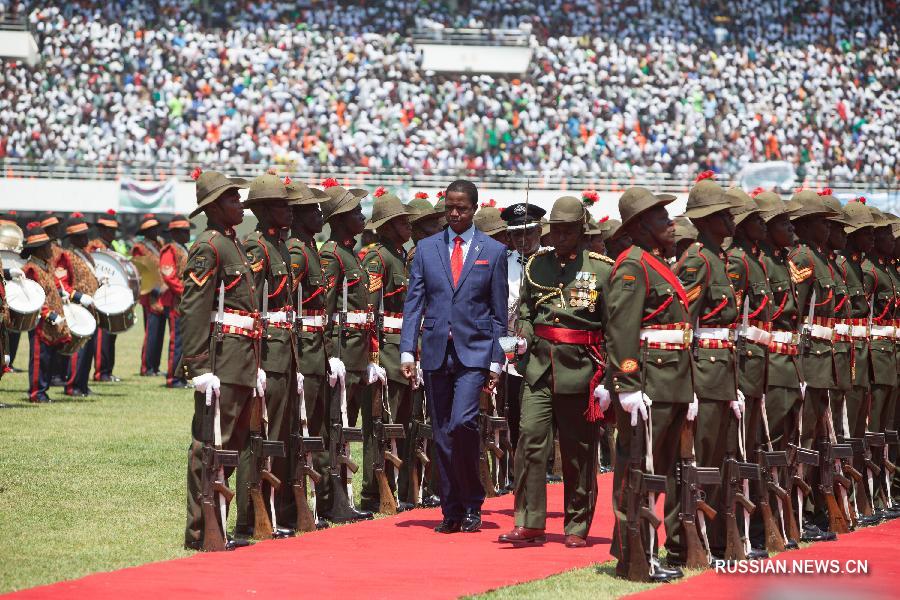 Президент Замбии Эдгар Лунгу приведен к присяге