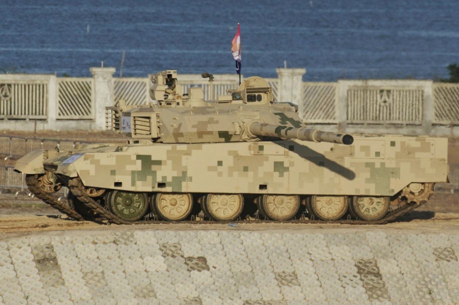 Китайский экспортный танк "VT-4" на выставке в Чжухае