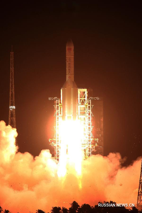 Успешно осуществлен первый полет самой мощной китайской ракеты-носителя нового поколения "Чанчжэн-5"