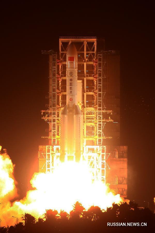 Успешно осуществлен первый полет самой мощной китайской ракеты-носителя нового поколения "Чанчжэн-5"