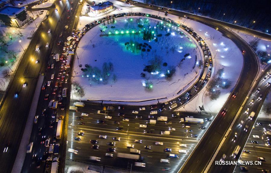 Ночные пейзажи в Москве