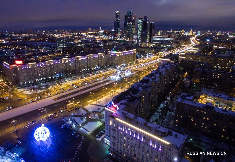 Ночные пейзажи в Москве