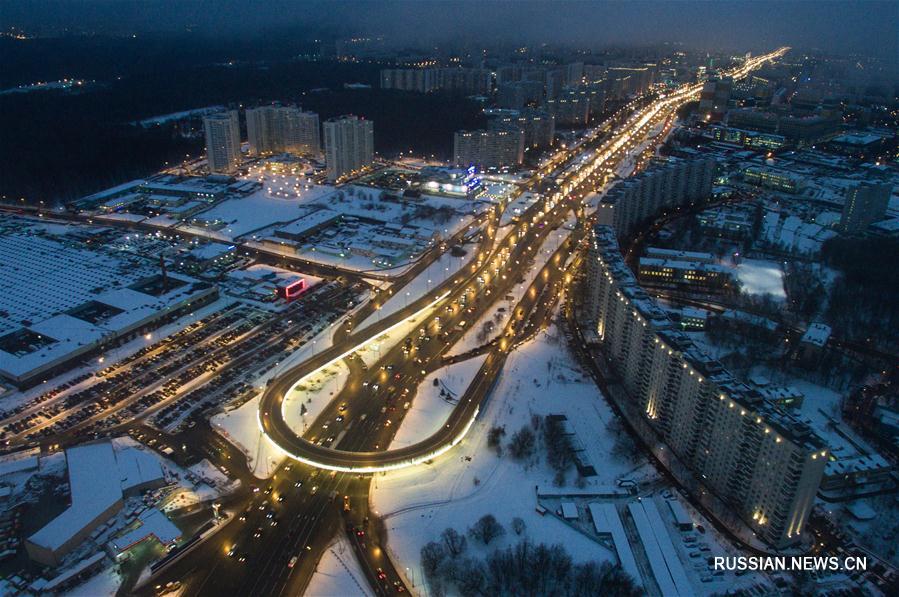 Ночные пейзажи в Москве