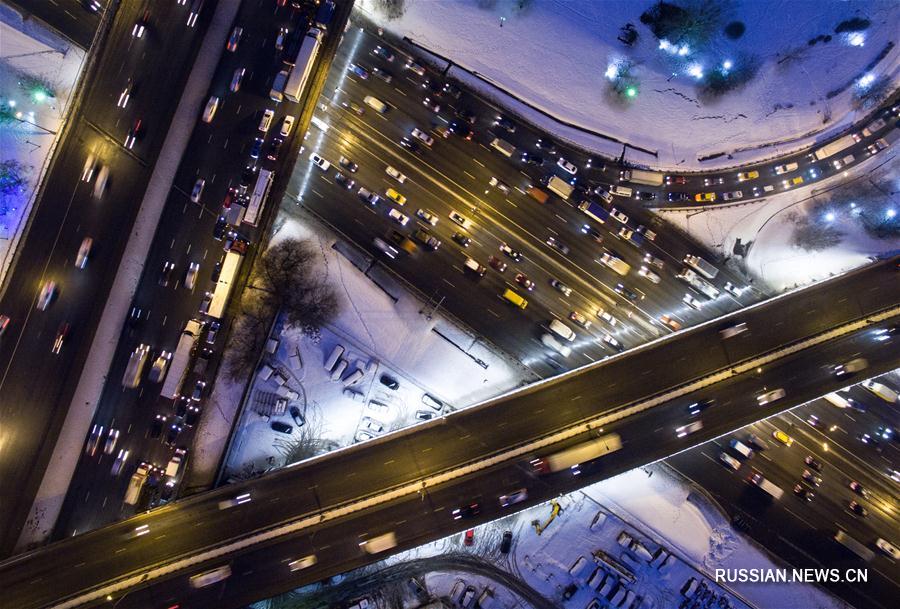 Ночные пейзажи в Москве