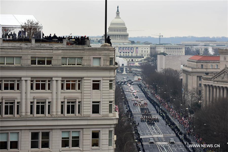 В Вашингтоне прошел парад по случаю инаугурации президента США