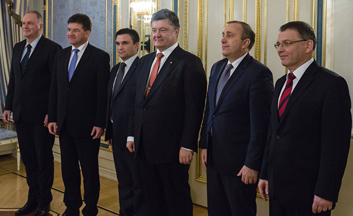 Вышеградскую группу разделяют Путин и Украина