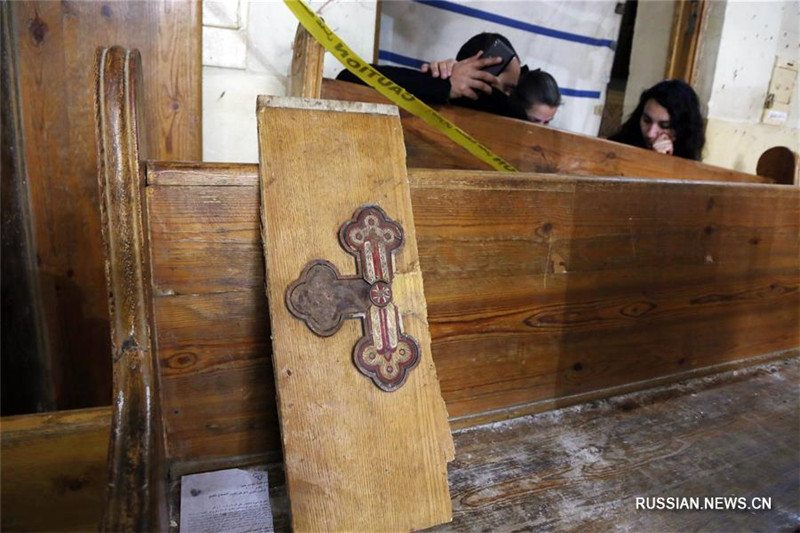В результате двух терактов в церквях на севере Египта погибли 43 человека