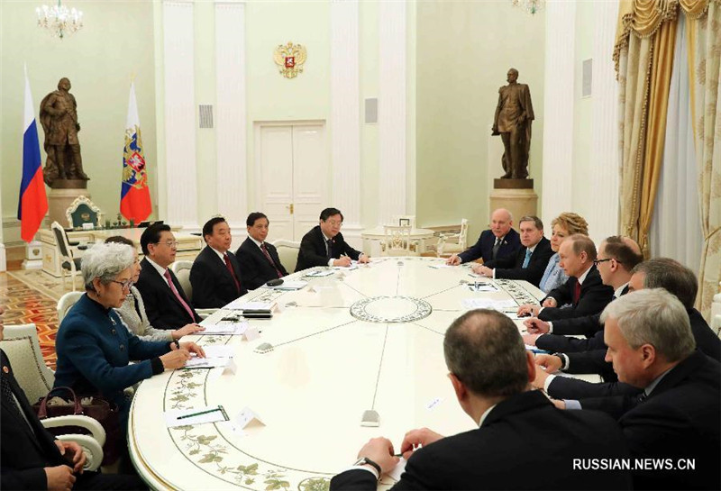 Состоялась встреча Чжан Дэцзяна и Владимира Путина