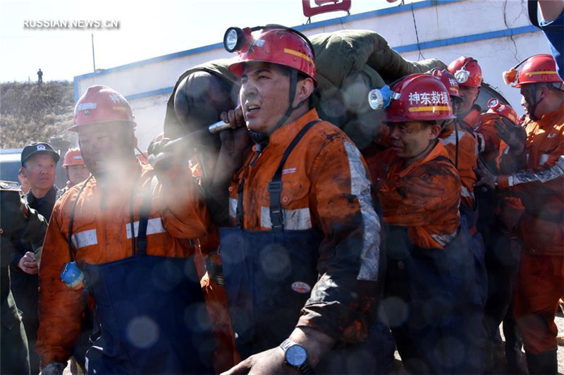 В Северо-Западном Китае спасены шестеро горняков