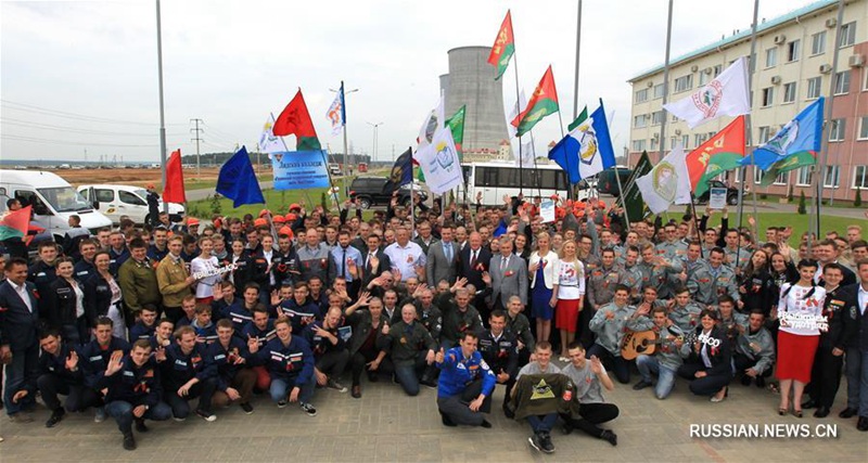 Российско-белорусский студенческий стройотряд отправился на Белорусскую АЭС