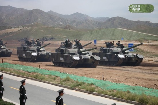 Во Внутренней Монголии впервые были продемонстрированы новые броневые машины китайского производства
